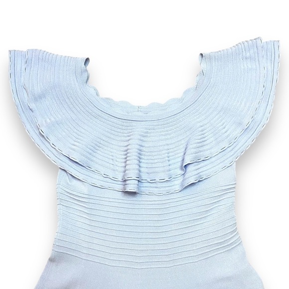 ELIZA J Off the Shoulder Fit & Flare Dress - Size Medium - Picture 3 of 14